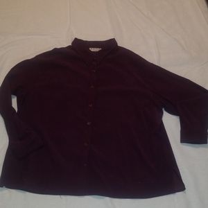 Burgundy Button Down